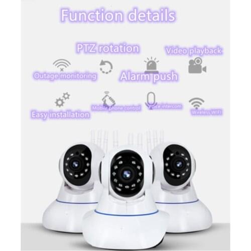 1080P HD wireless WIFI network camera HD infrared LED night vision wide angle shooting two-way voice for Android iOS system
