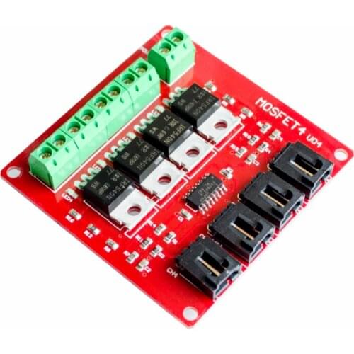 Four Channel 4 Channel Way Route MOSFET Button IRF540 V4.0+ MOSFET Switch Module For Arduino DC Motor Drive Dmimmer Relay Board