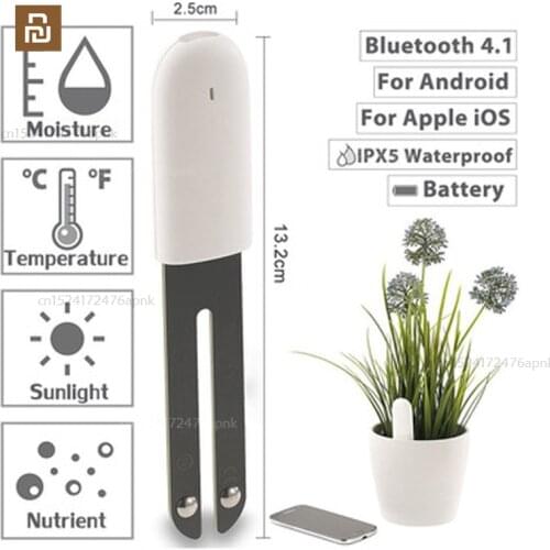 Xiaomi flower and grass detector potted plant soil cultivation nutrient temperature and humidity monitoring smart flower inserts