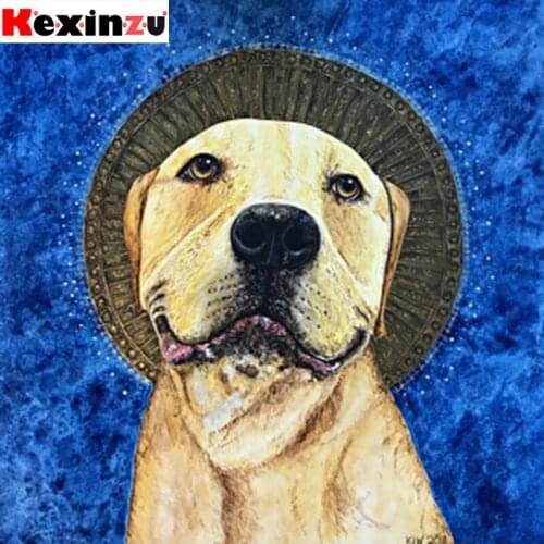 Kexinzu Full Square Diamond 5D DIY Diamond Painting"Animal"3D Embroidery Cross Stitch Rhinestone Mosaic Home Decor Gift Dp103