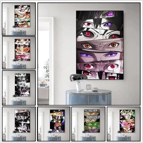 Japanese Character Eyes Kill Collection Canvas Oil Painting Art Poster Decorative Painting Mural Home Decoration(customizable)