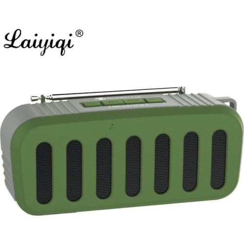 Laiyiqi antenna Radio FM Mini herdsman square rectangular Bluetooth wireless speaker enceinte bluetooth portable puissant bocina