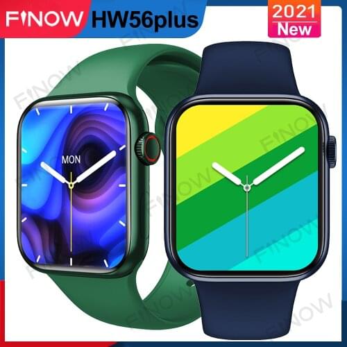 Finow IWO M16mini Smartwatch 2021 Series 6 relogio 1.57'' DIY Face 40mm Smart Watch Women for Android iOS PK HW22 plus W66 DT100