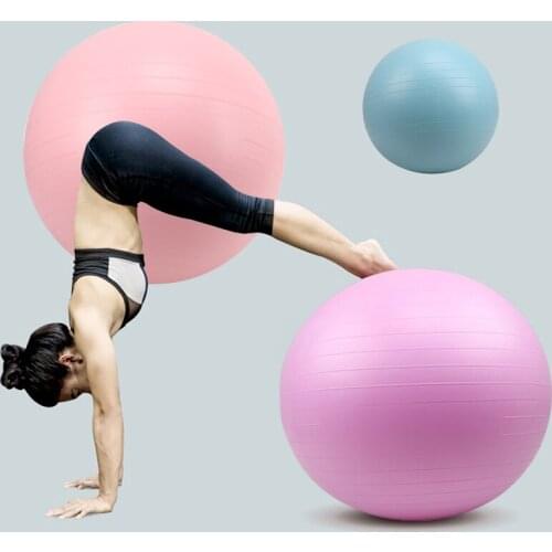 Yoga Ball 65CM/75CM Frosted Texture Pilates Explosion-proof Gym Balls Beginner Child Pregnant Women Massage Yoga Balance Ball