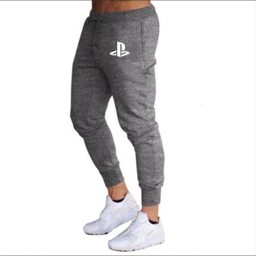 2021 New Men Playstation 5 Printing Tend Man Sport Pants with Pockets Football Training Joggings Male Sweatpants Trousers Wild H