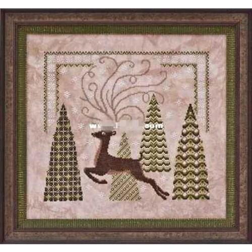 Hot Embroidery Woodland Miracle Dimensions Customized Counted Cross Stitch with 100% Cotton Floss & Free Shipping for Wall Decor
