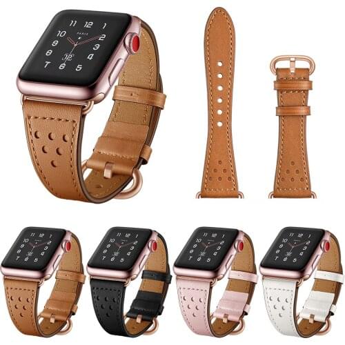 Lether Watch Strap For Apple Watch 44mm 40mm Arc Curve Watch Bracelet For Apple Watch series 6 Watch Band For iWatch 6/5/4/3