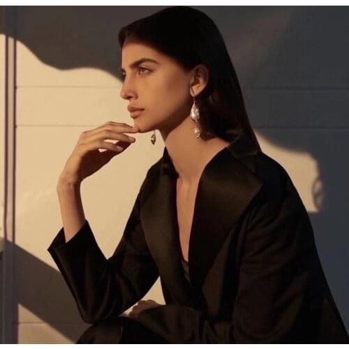 AtF Drop Earrings Baroque Pearl 14k Gold Filled Clasp New Personality Handcrafts High Quality For Women