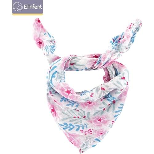 Elinfant 60*60cm 1pcs set bamboo cotton 2 Layers Newborn Baby Bibs Wrap Muslin Swaddle Blankets Wholesale Dropshipping