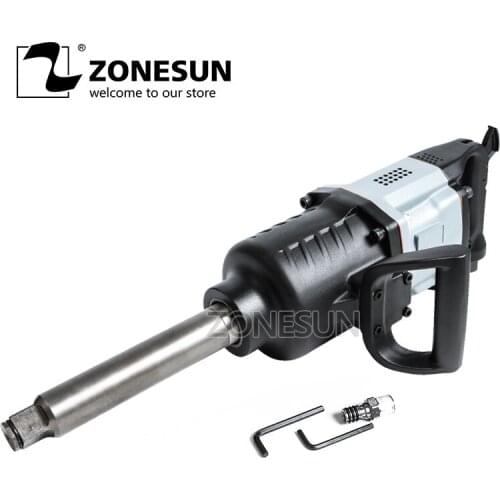 ZONESUN R-7488 Industrial Pneumatic Wrench Pinless Hammer Structure 1/2" Heavy Duty Air Impact Wrench for car tire