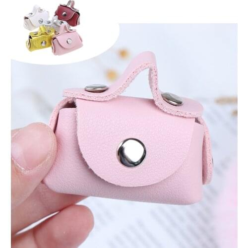 1 Pcs/lot Fashion 1:6 1:12 Doll Accessories Doll Handbag Lady Leather Bag Purse Accessories Dollhouse Kids Toy