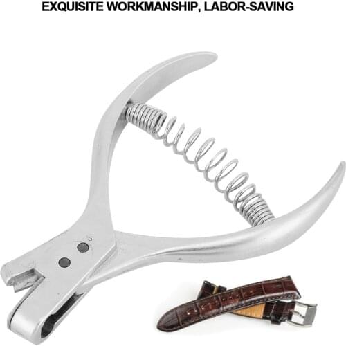 Metal Watch Incision Notching Cutting Pliers Leather Strap Belt Repair Tool