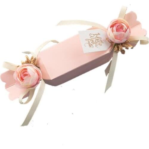 10pcs Flower High Quality Wedding Favor Box and Bags Sweet Gift Candy Boxes for Wedding Tag Birthday Guests Favors Event Party