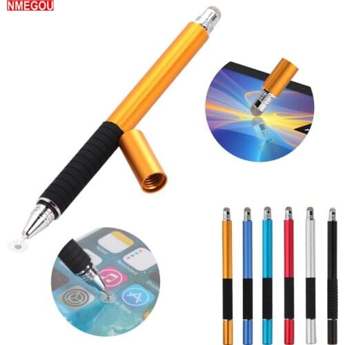 2 In 1 Fine Point Capacitive Stylus Thin Tip Touch Screen Pen for Apple IPad IPod IPhone Smart Tablet Drawing Touchscreen Pencil