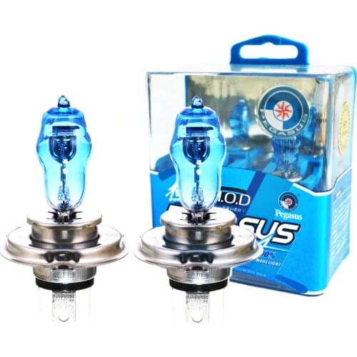 2x H4 9003 100W Super White HOD Xenon Halogen Bulbs Car Headlight Lamp Halogen Lights Fog Lights Auto Car Head Light Bulb Lamp
