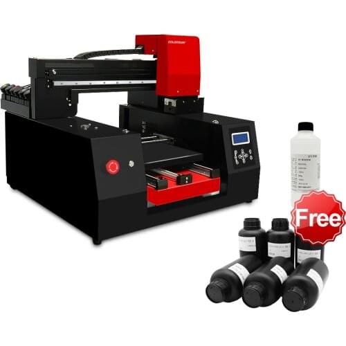 A3 UV Printer 330*600mm Printing Size With 2*Epson DX9 Printhead For Phone Case/Leather/TPU/ABS/PVC Card/Wood/Bottle/Metal etc