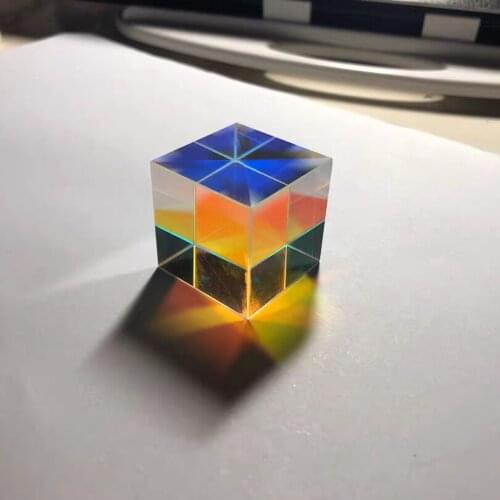 Large Color Prism Six-sided Bright 50mm Cube Creative Photography Photo Optical Experiment