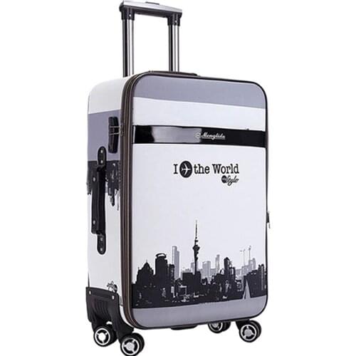 Student trolley universal wheel 24 inch male suitcase female 28 inch large capacity password box suitcase waterproof suitcase