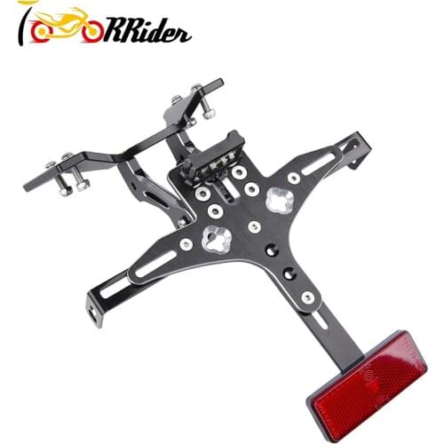 Motorcycle Rear License Plate Holder License Bracket Plate Frame Direction Indicator Lamp for SUZUKI GSXR-1000 GS-XR-1000 K5 K7