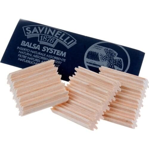 15pcs Cigarette Pipe Filter 9MM Cleaning Accessories Channel Balsa Wood smoking pipes tobacco smoke weed with paper explanation