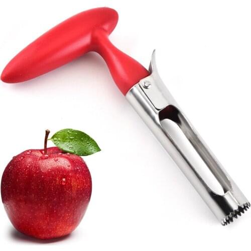 New Kitchen Stainless Steel Twist Core Seed Remover Fruit Pear Apple Corer Tools