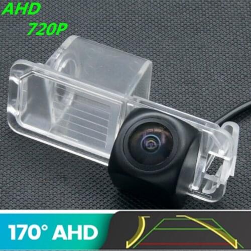 AHD 720P Trajectory Fisheye Car Rear View Camera For VW Golf 6 VI 2010 2011 Polo V (6R) Magotan Passat CC Reverse Vehicle Camera