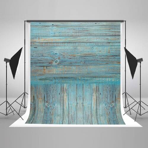 VinylBDS Retro Blue Wooden Photography Background 5x7ft Princess Photo Backdrop Washable Seamless Background For Photo Studio