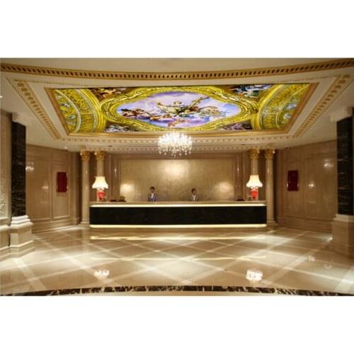 Beautiful angel ceilings 3D Photo Wallpaper For Living Room Ceiling Decoration Mural Wallpaper