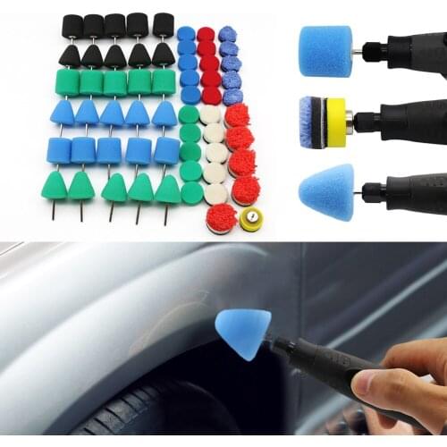 Mini Polishing Kit for Car Beauty Detailing Polisher with Extention Tools Car Polishing Pads Kit for Rotary Polisher