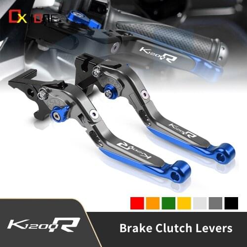 Motorcycle Aluminum Adjustable Extendable Folding Brake Clutch Levers For BMW K1200R 2005-2008 K1200R SPORT 2006 2007 2008 Parts