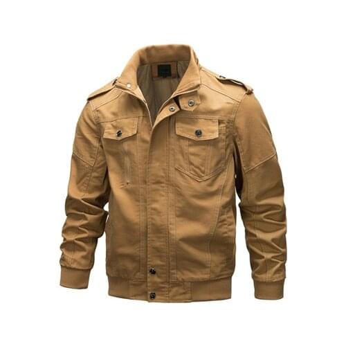 Autumn Mens Bomber Jackets Casual Men Cotton Outerwear Windbreaker Coats Male Army Military Jackets Clothing 6XL,YA996