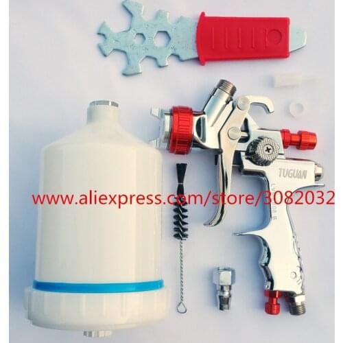 808 Paint Spray Gun High Atomizing Pneumatic Spray Gun Automobile Furniture Topcoat Spray Gun Spraying Tool Air Riffle Gun