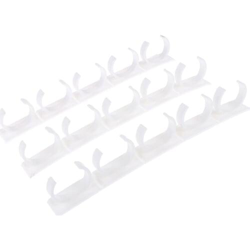 Plastic 1/2/3 Pcs Clip Organizer Rack Wall Mount Ingredient Spice Bottle Rack Jars Spice Holder Tools Kitchen Cabinet Door Hooks