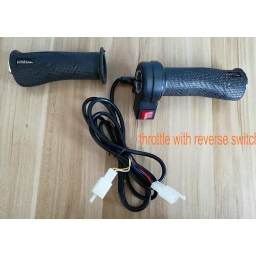 Twist Throttle With Reverse/Forward Wwitch High Quality Grips Rolling Handlebar Parts For Electrc Bike Scooter Motorcycle ATV