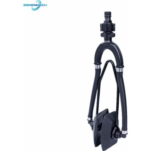 Universal Rectangular Outboard Dual Feed Marine Boat Yacht Motor Flusher Engine Ear Muffs Cup Garden Hose 5/8 Inch Connection