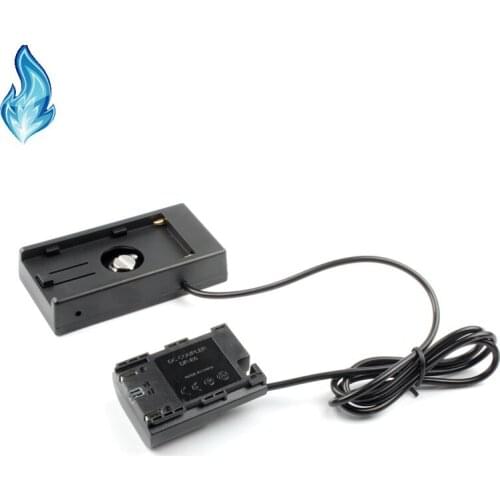 Integrated power supply line F970+DR-E6 fake battery LP-E6 suitable for Canon EOS 70D, 80D, 5DSR