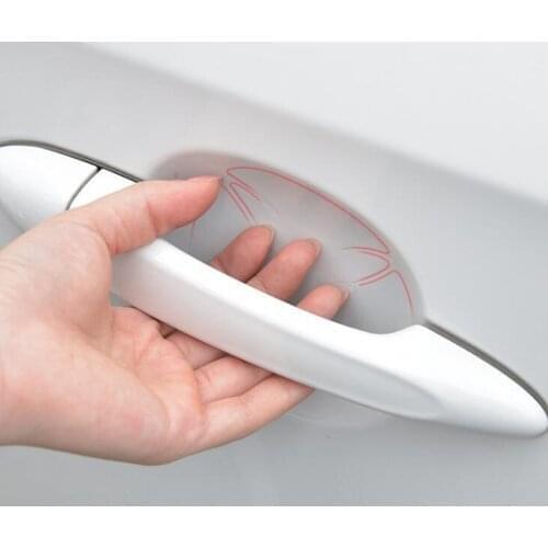 Car Transparent Handle Protection Film Sticker For ford focus mk1 opel astra h gtc renault fluence renault megane renault scenic
