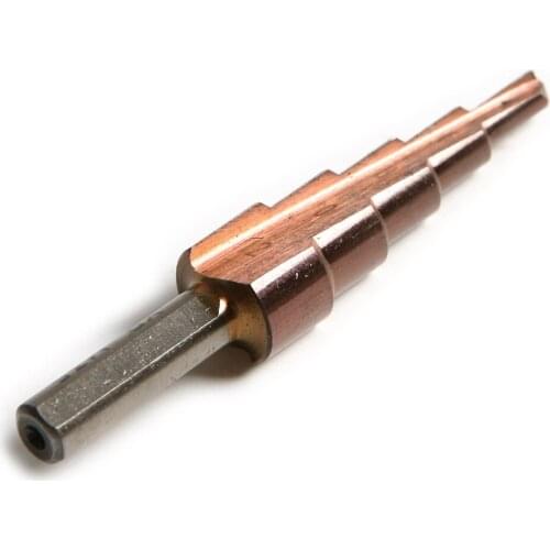 1pcs HSS Cobalt M35 Large Step Cone Drill Titanium Bit Set Hole Cutter 4-32mm 15 steps