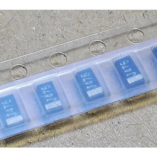 20PCS SMD tantalum capacitors 6V 47UF 6.3V A J476 black capacitance