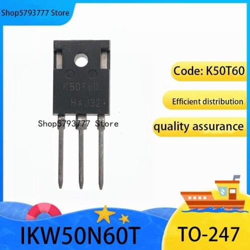 5PCS-20PCS IKW50N60T TO-247 K50T60 TO247 50A600V triode high power inverter welding machine brand new original