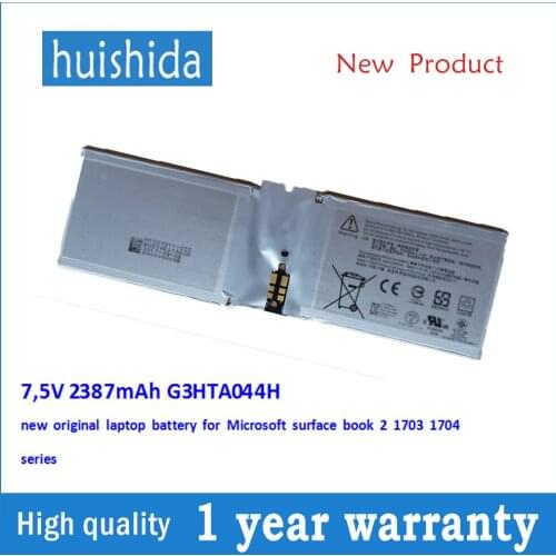 7,5V 2387mAh G3HTA044H new original laptop battery for Microsoft superficie surface book 2 1703 1704 series