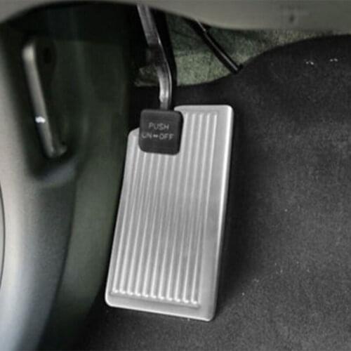 Stainless Steel Car Kickstand rest Pedal For Hyundai New Tucson LHD For Kia KX5 QL 2015-2019