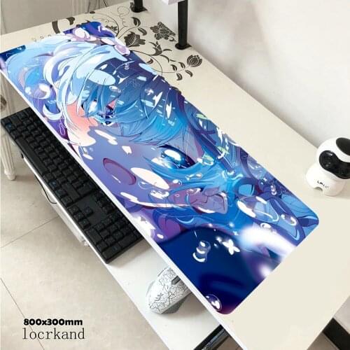 Re Zero Sexy Anime Girl Large Lock Edge Mouse Pad Gamer Notebook Computer Mousepad Mats Office Desk Resting Surface Mat