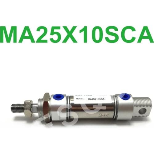 MA25X10SCA MA25X20SCA MA25X25SCA MA25X50SCA MA25X75SCA MA25X80SCA MA25X100SCA MA25X125SCA AIRTAC Stainless Steel Cylinder MA25
