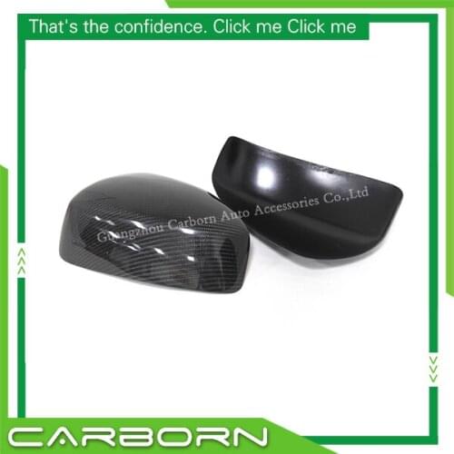 For Infiniti FX35 FX37 2009 2010 2011 2012 2013 2014 Add On/Replament Type Gloss Black Carbon Fiber Mirror Cover