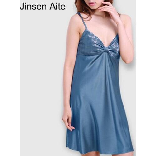 Летние платья из шелка Jinsen Aite China At AliExpress