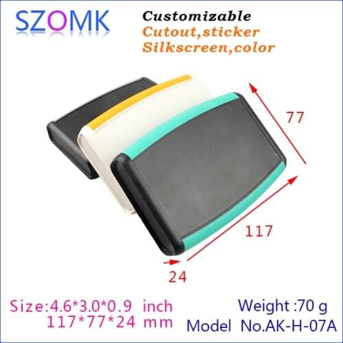 2 pieces, plastic enclosure for electronic plastic case 117*77*24mm 9V battery enclosure box, szomk electric junction box