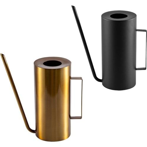 Stainless Steel Watering Pot Metal Household Indoor and Outdoor Retro Lrrigation Kettle Large Capacity Gold Black Water Pots