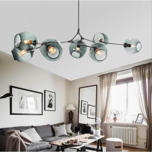 Nordic Modern Chandelier lighting Led Lamp 110V220V Industrial Ceiling Chandeliers Lighting Living Room Bedroom Light Fixtures