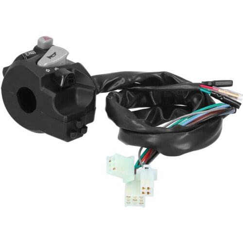 Motor Switch Control Motorcycle Handlebar Switch Assembly Multifunction Fit for Honda pcx125/150 2018-2019 Handlebar Switch